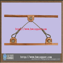 copper and copper-alloy grooved contact wire